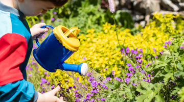 The benefits of gardening with children