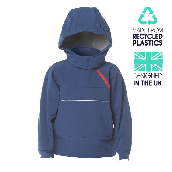 waterproof eco hooded top- all seasons - Ink