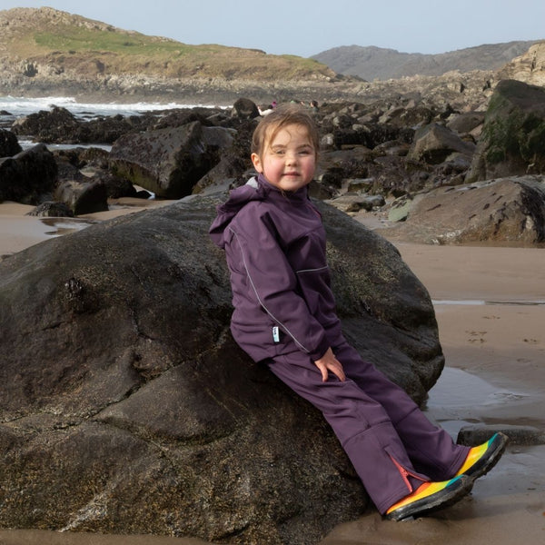 waterproof eco trouser - all seasons - plum