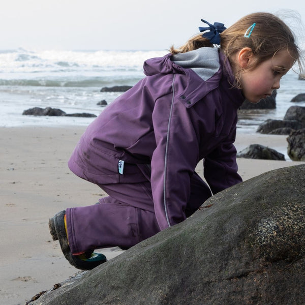 waterproof eco trouser - all seasons - plum