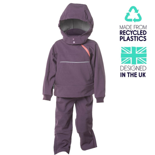 waterproof eco trouser - all seasons - plum