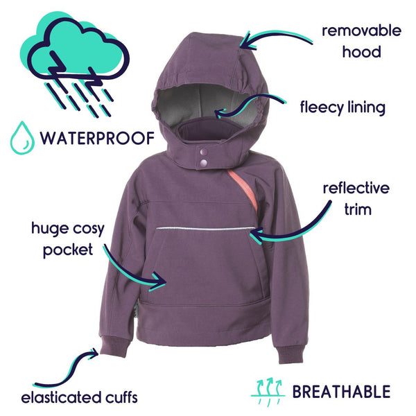 waterproof eco suit - all seasons - plum