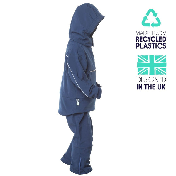 waterproof eco hooded top- all seasons - Ink