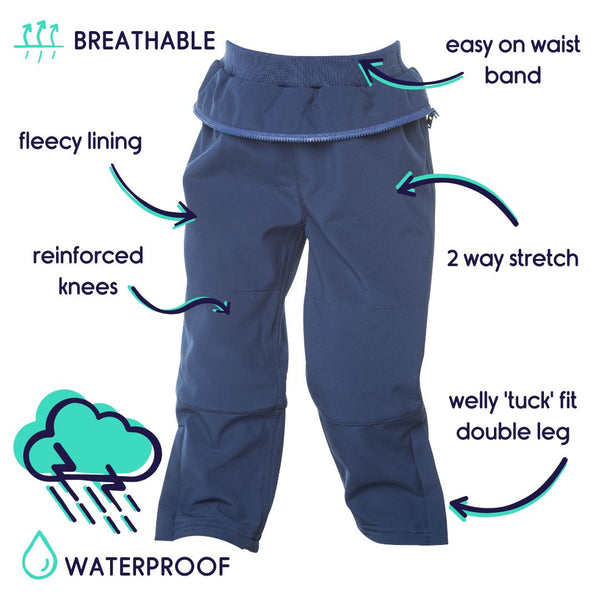 waterproof eco  trouser - all seasons - Ink