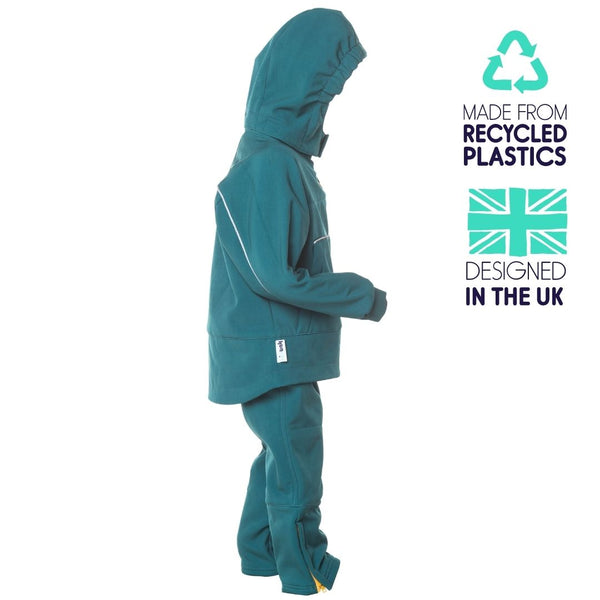 waterproof eco hooded top - all seasons - forest