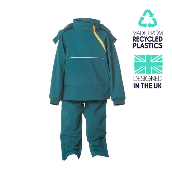 waterproof eco hooded top - all seasons - forest