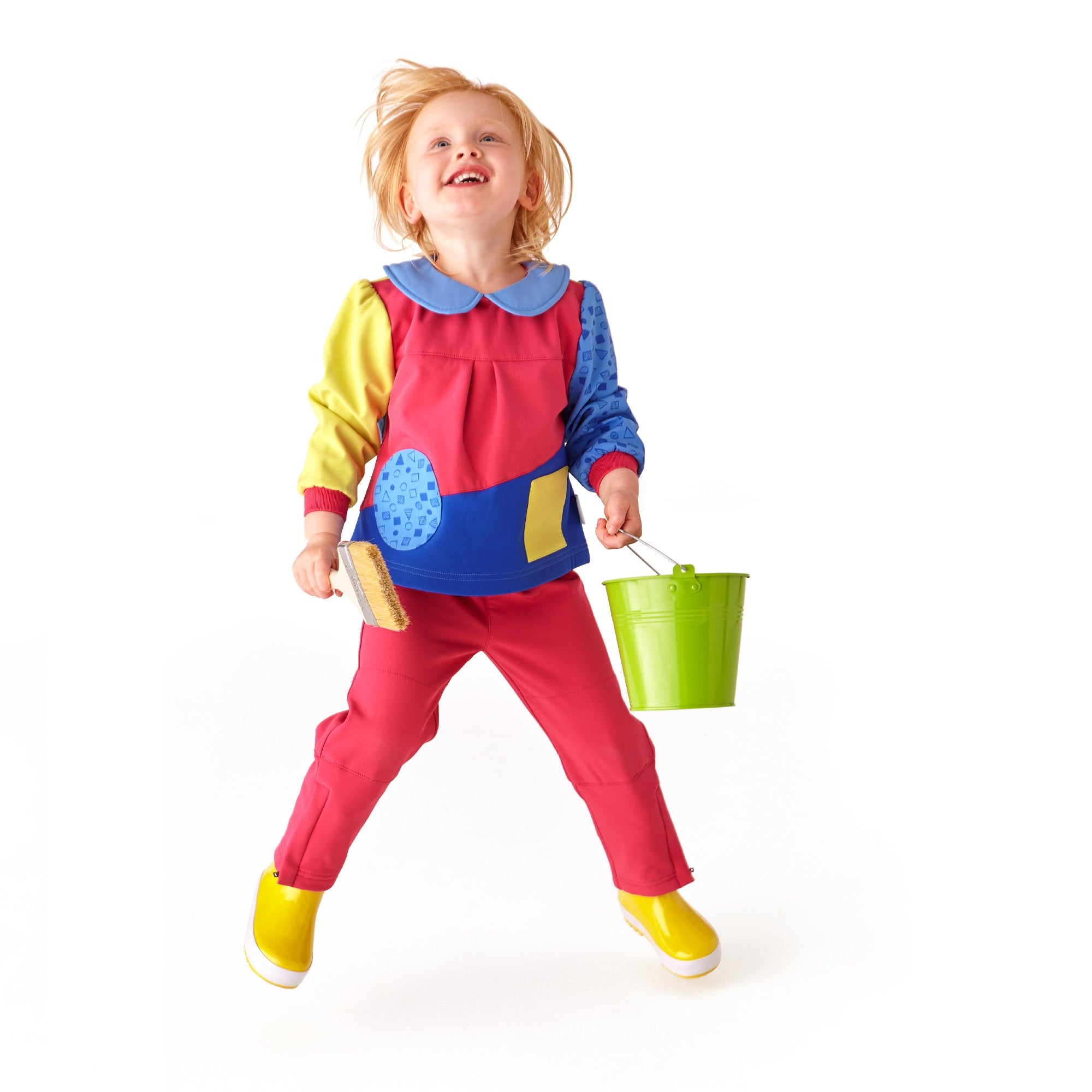 Protective Kids Clothes For messy Play Forest School Girls Top Kidunk